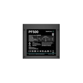 DeepCool PF500 Fuente de Alimentación ATX 500W 80 PLUS Gaming Silenciosa Ventilador 120mm PFC Activo Cables Planos