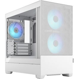 Fractal Design Pop Mini Air RGB TG Clear White Mini Tower PC Blanco con Ventana de Vidrio Templado e Iluminación