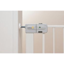 Safety 1St Barrera de seguridad para niños con cierre automático, fijación por presión (sin agujeros), ancho 73-80 cm, apertura con una mano, blanco Safety 1St Barrera de seguridad para niños con cierre automático, fijación por presión (sin agujeros), ancho 73-80 cm, apertura con una mano, blanco