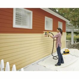 Wagner W690 Flexio Pulverizador universal pistola de pintura sin dilución para paredes, techos, lacas y manchas con boquilla ISPRAY 1300ml y Perfect Spray 800ml