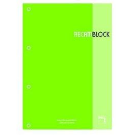 Recambio Pacsa Xblock Encolado A4 80H 90G 4 Taladros Cuadric.5X5 Verde Claro (1 Color En Rayado Y Banda) 5 unidades Precio: 21.49999995. SKU: B18GMT4S26