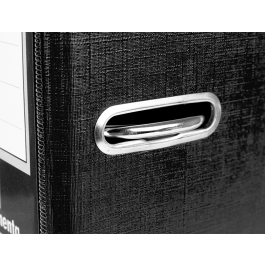 Liderpapel Archivador Folio 2 Anillas Mecanismo de Palanca 75mm Negro