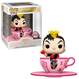 Funko Figura POP! Queen of Hearts at Mad Tea Party Exclusiva Walt Disney World 50th Aniversario Vinilo