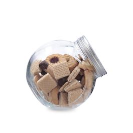 Tarro Vidrio Tape Metal Renova Quid 1300 mL (4 Unidades)