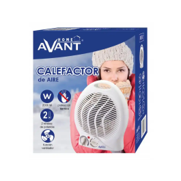Avant Calefactor Vertical 2000W Dos Niveles de Potencia Protección Térmica Función Ventilador