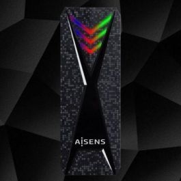 Aisens Caja Externa M.2 NVMe RGB Gaming USB 3.2 Gen2 para SSD M.2, Compatible con 2230/2242/2260/2280, Negra Aisens Caja Externa M.2 NVMe RGB Gaming USB 3.2 Gen2 para SSD M.2, Compatible con 2230/2242/2260/2280, Negra