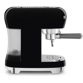 Smeg ECF02BLEU Cafetera Espresso 50s Style Manual 1.1L 15 Bares para Café Molido Negro