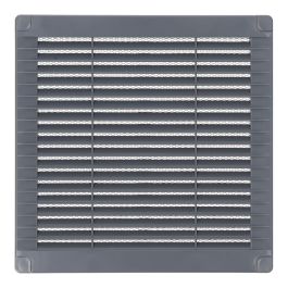 Rejilla ventilación cuadrada con tapones y mosquitera 200x200x7mm abs gris Precio: 4.49999968. SKU: B1ED28Z8G6