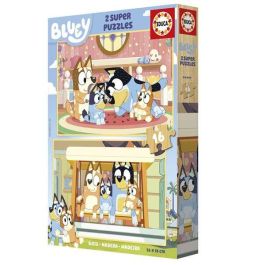Puzzle 2x16 piezas bluey (madera) Precio: 11.49999972. SKU: B1287HWV5Z