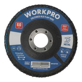 Workpro Disco de Láminas Plano Óxido de Aluminio T27 Grano 120 Ø100 x 16 mm Precio: 1.1374. SKU: B1HL3BLVNH