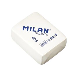 Milan Goma 403 grigante Miga De Pan 6,8x5,1x2,8 cm Blanco -Caja 3U-