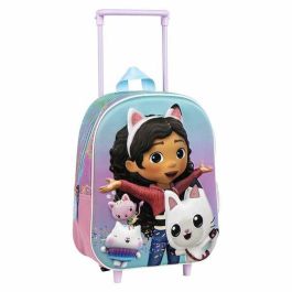 Mochila infantil trolley 3D gabby´s dollhouse 25.0 x 31.0 x 10.0 cm Precio: 19.19544. SKU: B16HP4XZ6X