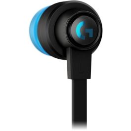 Logitech G333 Auriculares In-Ear con Micrófono, Conexión Jack 3.5 mm, Color Negro, para PC, Móvil, Xbox, PlayStation, Nintendo
