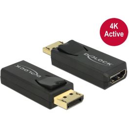 DELOCK 65573 Adaptador DisplayPort 1.2 Macho a HDMI Hembra Negro 4K Activo Precio: 34.95000058. SKU: B13RKP78EK