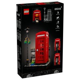 LEGO Ideas Cabina Telefónica Roja de Londres 21347, Juego de Construcción, 1460 Piezas, Multicolor