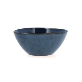 Bidasoa Bol Cerámico Ikonic Azul Set de 6 Piezas con Relieves Orgánicos, 15,8x15x7 cm, Apto Microondas y Lavavajillas Precio: 21.49999995. SKU: S2705055