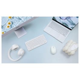 ASUS MD101 Ratón Óptico Inalámbrico RF Wireless + Bluetooth 2400 DPI Blanco