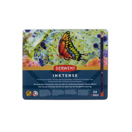 Derwent Lápices Inktense Caja Metálica 24 Unidades Colores Surtidos, Lápices de Acuarela, Alta Pigmentación, Permanentes Precio: 59.78999983. SKU: B19TXBHAQH