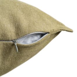 Cojín Verde 85%Algodón-15%Lino 50 X 30 cm