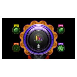 Dyson V15 Detect Absolute Aspiradora Escoba Ciclónica Potente 240 AW con Pantalla y Cepillo LED