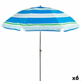 Sombrilla Aktive Azul Rojo Ø 200 cm 200 x 196 x 200 cm UV50 (6 Unidades) Precio: 74.50000008. SKU: B17MXH2JEH