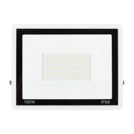 Foco Proyector LED 100W 8.000Lm 6000ºK IP66 Regulable 60,000H Acabado Blanco [LM-6010-W-CW]