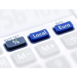 Casio Calculadora Sobremesa MS-80E Azul Oficina