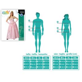 Disfraz Princesa Rosa Mujer Adulto Vestido M-L Disfraz Princesa Rosa Mujer Adulto Vestido M-L