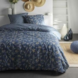 Today 123009 Set Funda Nórdica Sunshine Algodón 240x260 cm con 2 Fundas Almohada 63x63 cm Estampado Azul Moderno