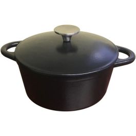 Cacerola de hierro fundido - BAUMALU - 336407 - Redonda 26 cm - Negro mate Precio: 74.69000033. SKU: B1CK6EB2BJ