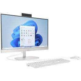 HP 24-cr0038nf PC de Escritorio All-in-One 23.8" FHD, AMD Ryzen 5 7520U, 8GB RAM, 512GB SSD, Windows 11, Teclado y Ratón