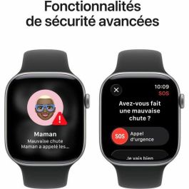 Apple Watch S11 Cellular 46mm Aluminio Gris Espacial con Correa Deportiva Negra M/L
