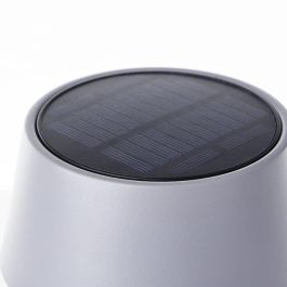Brilliant BRI4004353437724 Lámpara de mesa para exterior PICCO LED Solar 5W, de metal y plástico, gris esmerilado Brilliant BRI4004353437724 Lámpara de mesa para exterior PICCO LED Solar 5W, de metal y plástico, gris esmerilado