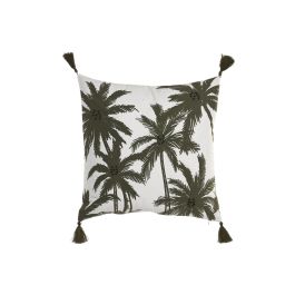 DKD Home Decor Cushions 2c25 Cojín Boho Algodón Blanco Verde 45 x 45 cm (2 Unidades) con Cremallera Precio: 21.49999995. SKU: B15H3YWNE7