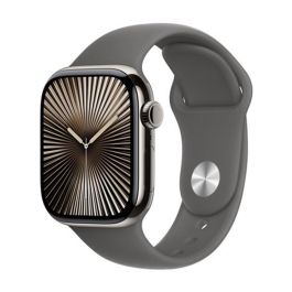 Apple Watch Series 10 GPS, A3001, Titanio Natural, 42 mm, Resistente al Agua, Compatible con iOS, Pantalla Retina, Carga Rápida