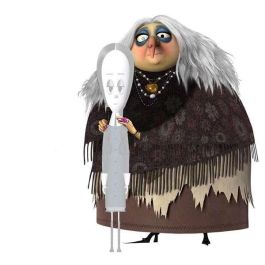 My Other Me Disfraz Abuela Addams Talla M para Adulto (Vestido, Mantilla y Máscara con Peluca)