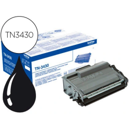 Brother TN3430 Toner Negro 3000 Páginas Impresión Láser Precio: 90.79000018. SKU: B1KKGD3APL