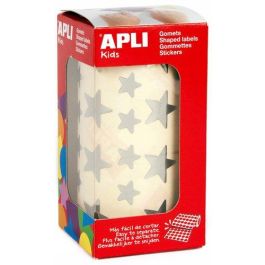 Apli Gomets Estrella Plata 12.5 mm y 19.5 mm - Rollo de 2360 Piezas Precio: 5.50000055. SKU: B1CE8C4D3X