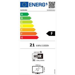 Samsung LS24D600UAUXEN Monitor 24" WQHD IPS 2560x1440 100Hz 5ms HDMI DisplayPort USB-C Pivot KVM Negro