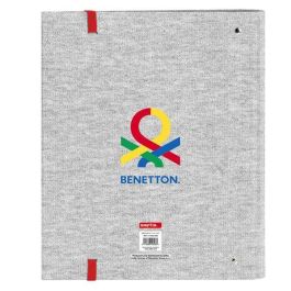 Carpeta de anillas Benetton Pop Gris (27 x 32 x 3.5 cm) Carpeta de anillas Benetton Pop Gris (27 x 32 x 3.5 cm)