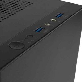 NOX Hummer Vault Micro Torre Negro para PC | Chasis compacto con USB 3.0, compatible Micro-ATX/Mini-ITX, refrigeración líquida