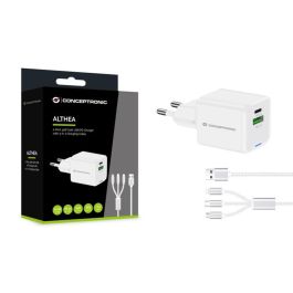 Conceptronic Cargador de Pared Althea16W 33W Blanco Universal MPN ALTHEA16W