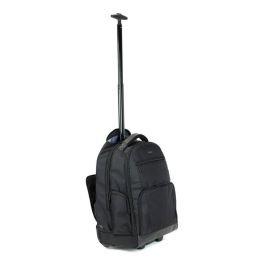 Targus TSB700EU Mochila Convertible a Maleta con Ruedas para Portátil 15.6" y Tablet, Compartimento Acolchado, Negro, 30L