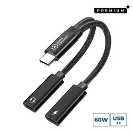 MicroConnect Adaptador USB-C a USB-C PD y USB-C Hembra Negro 13cm Precio: 15.79000027. SKU: B12J9KS44L