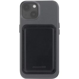 dbramante1928 ROSKILDE CC WALLET Billetera Negra de Cuero Compatible con MagSafe