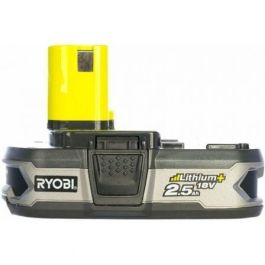 Ryobi RC18120-125 Cargador + Batería de litio 18V 2,0Ah ONE+ Intellicell con indicador de carga, tiempo de carga 60 min