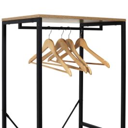 Home Deco Factory Perchero con 2 Estantes Colección Essentiel 60x40,4x167 cm