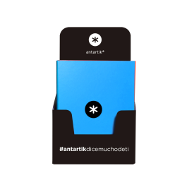 Antartik Carpeta A4 con 4 Anillas Redondas de 25 mm, Forrada, Colores Surtidos