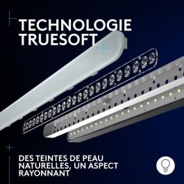 Iluminación de acento RGB dual: Litra Beam LX muestra tonos de piel naturales y una apariencia radiante, iluminación de acento frontal Al