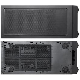 Chieftec CW-01B-OP Torre Mini PC ATX/Micro ATX/Mini-ITX Mesh Serie Negro con Filtro Anti-polvo